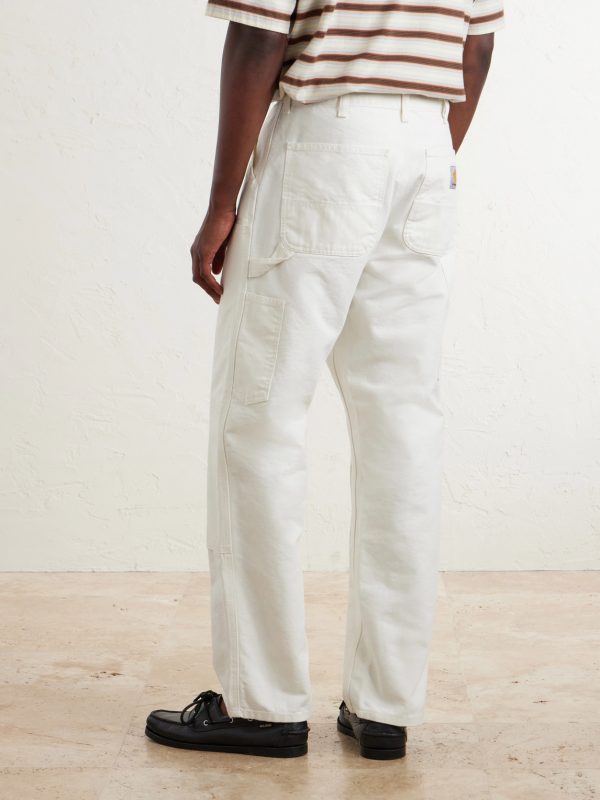 Double Knee Straight-Leg Cotton-Canvas Carpenter Trousers - BK Double Knee Straight-Leg Cotton-Canvas Carpenter Trousers - BK
