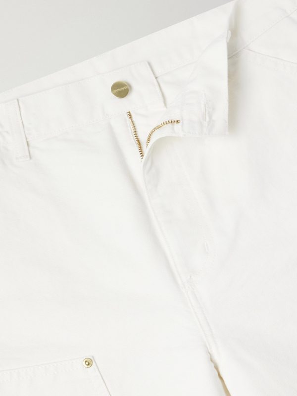 Double Knee Straight-Leg Cotton-Canvas Carpenter Trousers - E1 Double Knee Straight-Leg Cotton-Canvas Carpenter Trousers - E1