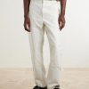 Double Knee Straight-Leg Cotton-Canvas Carpenter Trousers - FR Double Knee Straight-Leg Cotton-Canvas Carpenter Trousers - FR