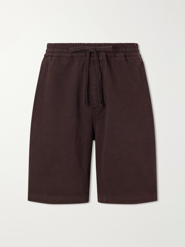 Floyde Straight-Leg Stretch-Cotton Twill Shorts