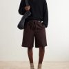 Floyde Straight-Leg Stretch-Cotton Twill Shorts - OU
