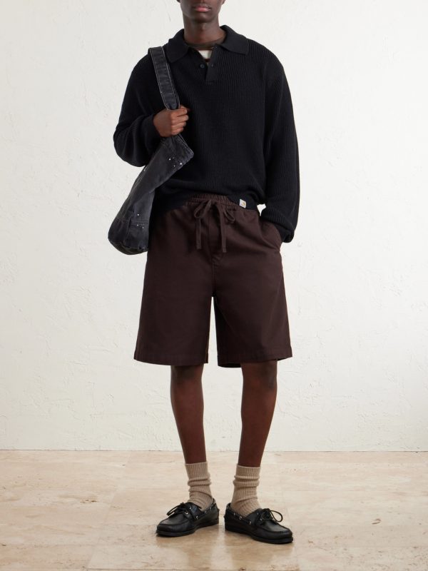 Floyde Straight-Leg Stretch-Cotton Twill Shorts - OU