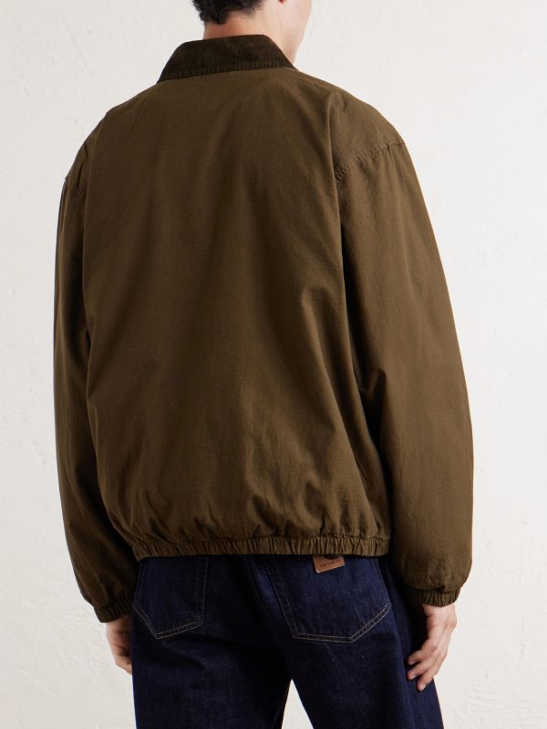 Madison Logo-Embroidered Cotton-Ripstop Jacket - BK