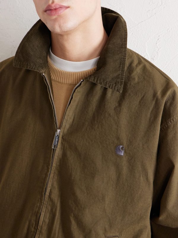Madison Logo-Embroidered Cotton-Ripstop Jacket - CU