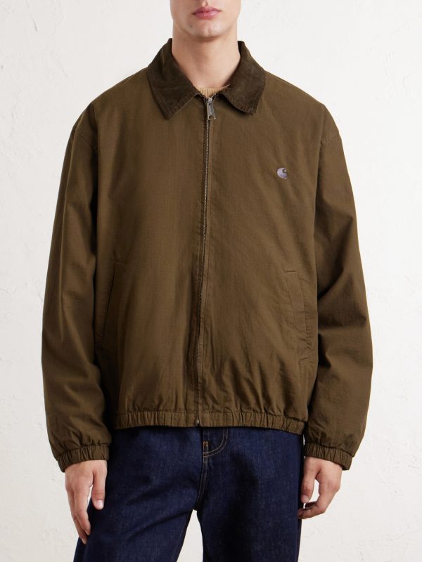 Madison Logo-Embroidered Cotton-Ripstop Jacket - FR