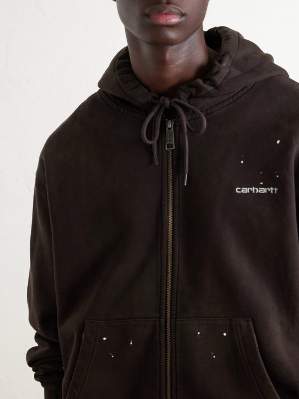 Cotton-Jersey Zip-Up Hoodie - CU