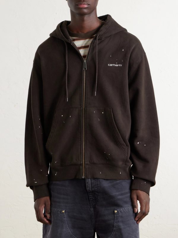 Cotton-Jersey Zip-Up Hoodie - FR