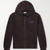 Cotton-Jersey Zip-Up Hoodie