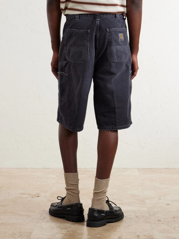 Wide-Leg Organic Cotton-Canvas Shorts - BK Wide-Leg Organic Cotton-Canvas Shorts - BK