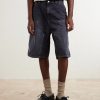 Wide-Leg Organic Cotton-Canvas Shorts - FR Wide-Leg Organic Cotton-Canvas Shorts - FR