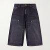 Wide-Leg Organic Cotton-Canvas Shorts Wide-Leg Organic Cotton-Canvas Shorts