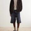 Wide-Leg Organic Cotton-Canvas Shorts - OU Wide-Leg Organic Cotton-Canvas Shorts - OU