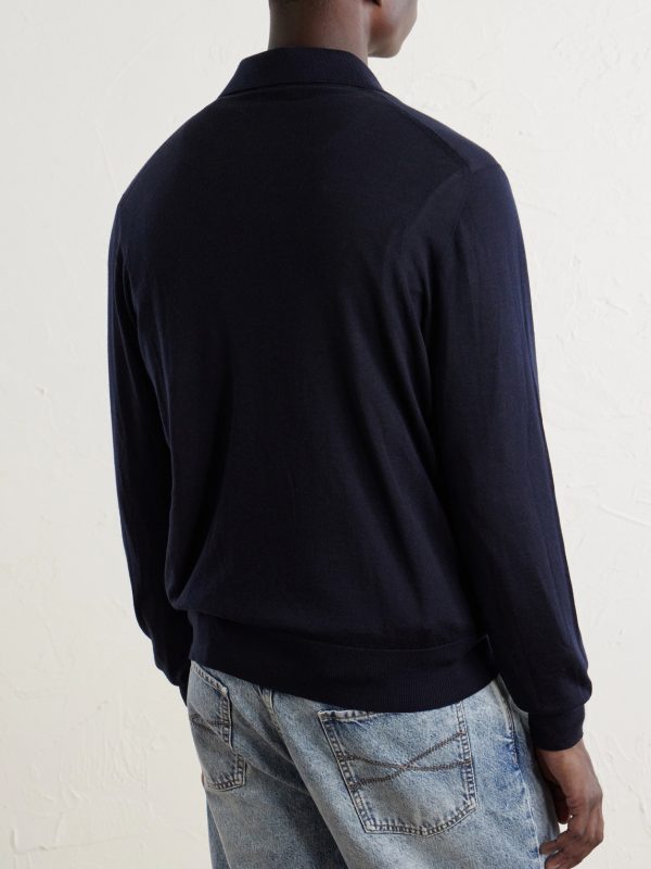 Lasca Virgin-Wool Polo Shirt - BK Lasca Virgin-Wool Polo Shirt - BK