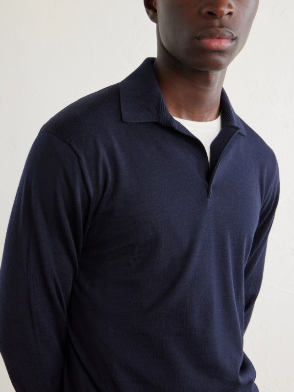 Lasca Virgin-Wool Polo Shirt - CU Lasca Virgin-Wool Polo Shirt - CU