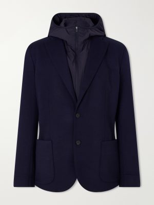 Hodded Virgin Wool Blazer Hodded Virgin Wool Blazer
