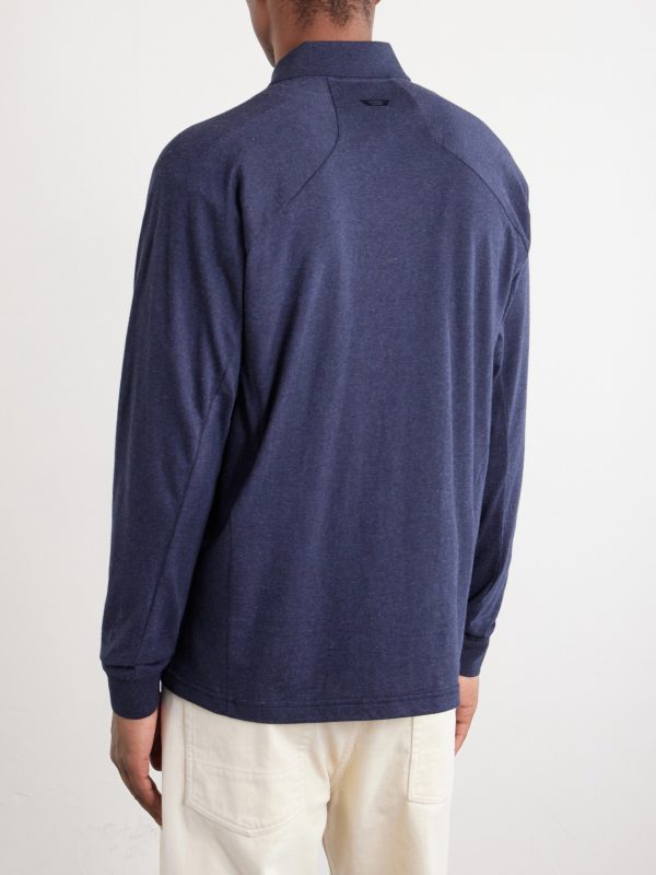 Cotton and Cashmere-Blend Jersey Polo Shirt - BK Cotton and Cashmere-Blend Jersey Polo Shirt - BK