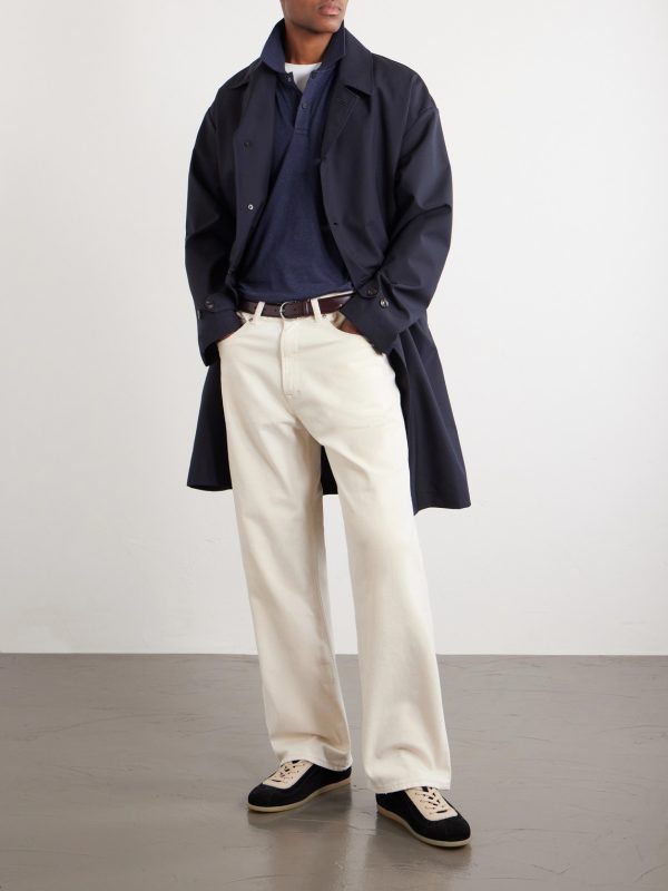 Cotton and Cashmere-Blend Jersey Polo Shirt - OU Cotton and Cashmere-Blend Jersey Polo Shirt - OU