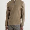 Waffle Turtle-Neck Wool-Knitted Sweater - FR Waffle Turtle-Neck Wool-Knitted Sweater - FR