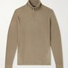 Waffle Turtle-Neck Wool-Knitted Sweater Waffle Turtle-Neck Wool-Knitted Sweater