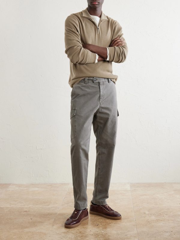 Waffle Turtle-Neck Wool-Knitted Sweater - OU Waffle Turtle-Neck Wool-Knitted Sweater - OU