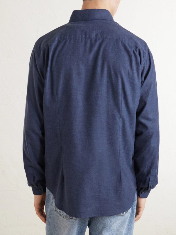 Cotton-Flannel Shirt - BK Cotton-Flannel Shirt - BK