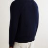Virgin Wool and Shell Bomber Jacket - BK