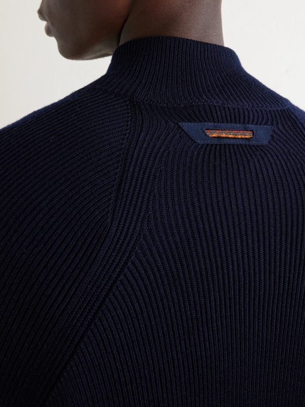 Virgin Wool and Shell Bomber Jacket - CU