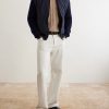 Virgin Wool and Shell Bomber Jacket - OU
