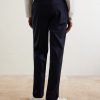 Mindset Straight-Leg Stretch Virgin Wool-Flannel Trousers - BK