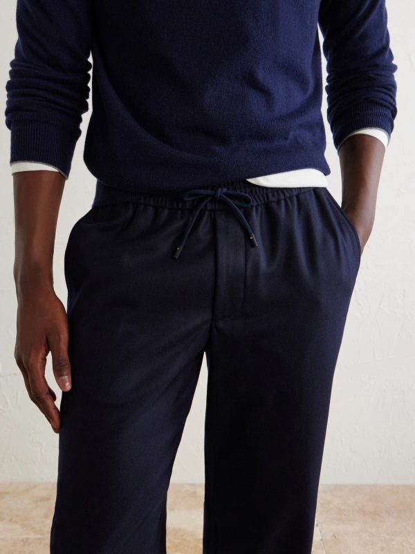 Mindset Straight-Leg Stretch Virgin Wool-Flannel Trousers - CU