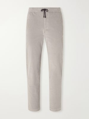 Mindset Slim-Fit Cotton-Blend Corduroy Drawstring Trousers Mindset Slim-Fit Cotton-Blend Corduroy Drawstring Trousers