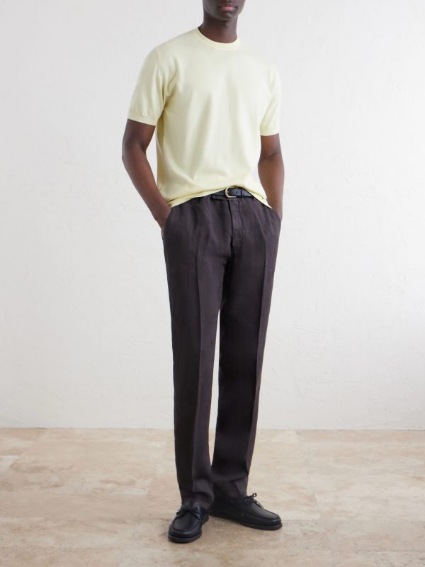 Garment-Dyed Cotton-Jersey T-Shirt - OU Garment-Dyed Cotton-Jersey T-Shirt - OU