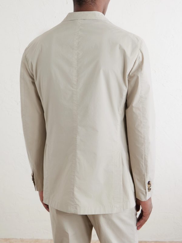 Kei Cotton-Blend Suit Jacket - BK