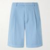 Straight-Leg Cotton-Blend Shorts Straight-Leg Cotton-Blend Shorts
