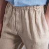 Tapered Linen Trousers - CU Tapered Linen Trousers - CU