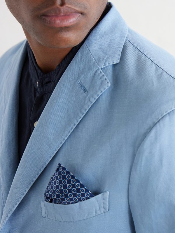 Stretch Cotton and Linen-Blend Suit Jacket - CU