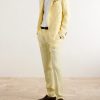 Straight-Leg Linen Suit Trousers - OU Straight-Leg Linen Suit Trousers - OU
