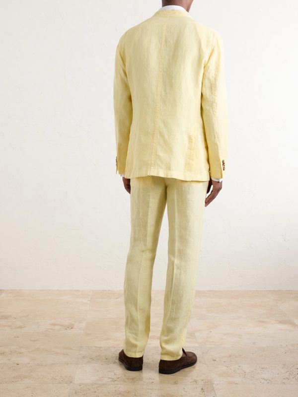 Linen Suit Jacket - BK Linen Suit Jacket - BK