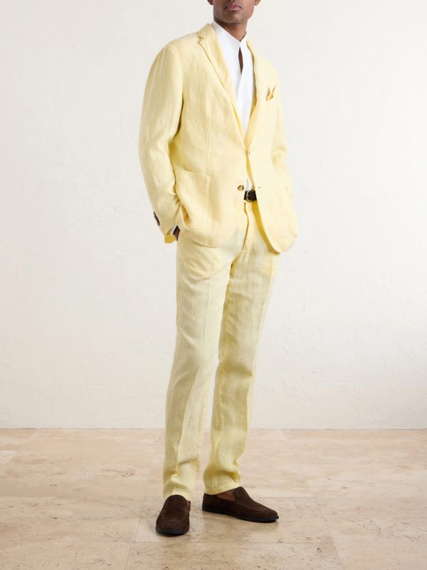 Linen Suit Jacket - OU Linen Suit Jacket - OU
