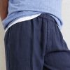 Tapered Linen Trousers - CU Tapered Linen Trousers - CU