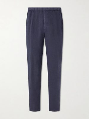 Tapered Linen Trousers Tapered Linen Trousers