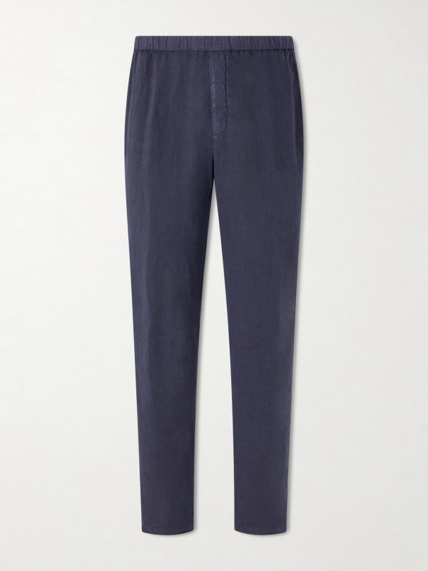 Tapered Linen Trousers Tapered Linen Trousers