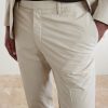 Straight-Leg Cotton-Blend Suit Trousers - CU Straight-Leg Cotton-Blend Suit Trousers - CU