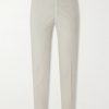Straight-Leg Cotton-Blend Suit Trousers Straight-Leg Cotton-Blend Suit Trousers