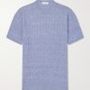 Ribbed Linen and Cotton-Blend T-Shirt Ribbed Linen and Cotton-Blend T-Shirt