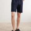 Straight-Leg Stretch Cotton and Linen-Blend Shorts - FR Straight-Leg Stretch Cotton and Linen-Blend Shorts - FR
