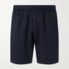 Straight-Leg Stretch Cotton and Linen-Blend Shorts Straight-Leg Stretch Cotton and Linen-Blend Shorts