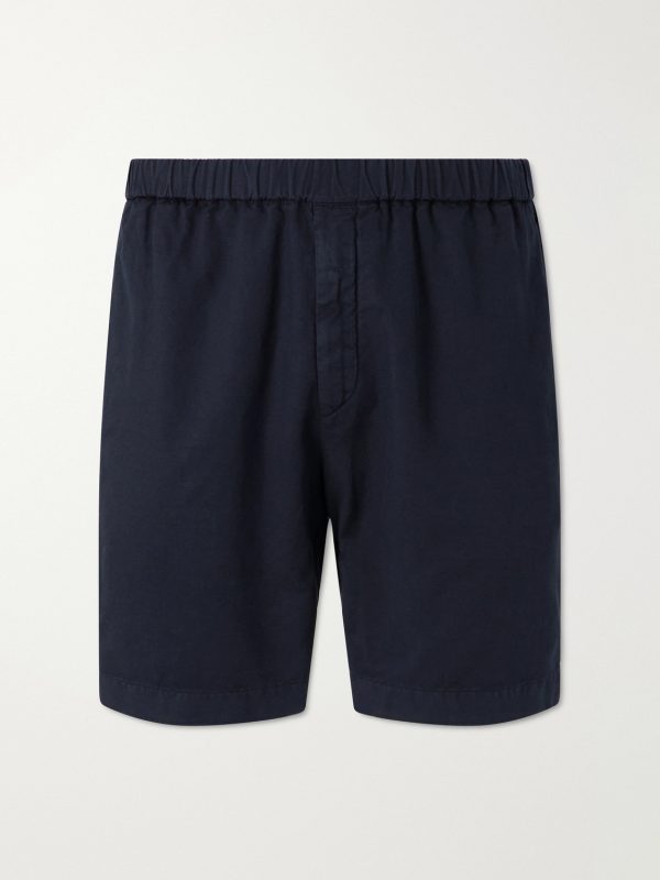 Straight-Leg Stretch Cotton and Linen-Blend Shorts Straight-Leg Stretch Cotton and Linen-Blend Shorts