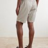 Straight-Leg Cotton-Blend Twill Shorts - BK