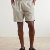 Straight-Leg Cotton-Blend Twill Shorts - FR